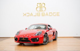 PORSCHE CAYMAN S RED 2015,UNDER WARRANTY UPTO TILL JUNE 2024 AND FULL SERVICE HISTORY