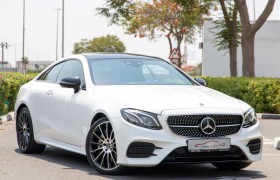 Mercedes E 400 Coupe AMG Piano Black / GCC / V6 / 2017 / Perfect Condition / 2,135 Dirhams Monthly.