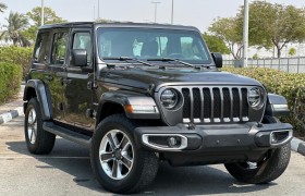 Jeep Wrangler Sahara Unlimited / GCC / 2018 / Full Service History / Perfect Condition