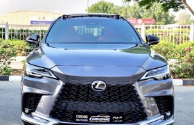 2023 LEXUS RX 350 F-SPORT 3. WITH 4CY, 2.4L ALL WHEEL DRIVE  BRAND NEW.