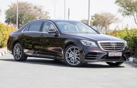 MERCEDES S 560 V8 - 2018 - GCC - ORIGINAL PAINT WITH 2 KEYS