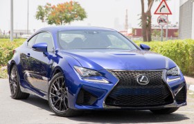 LEXUS RC F SPORT V8 GCC - VERY CLEAN AND IN PERFECT CONDITION LIKE NEW